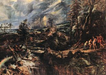 Peter Paul Rubens : Stormy Landscape